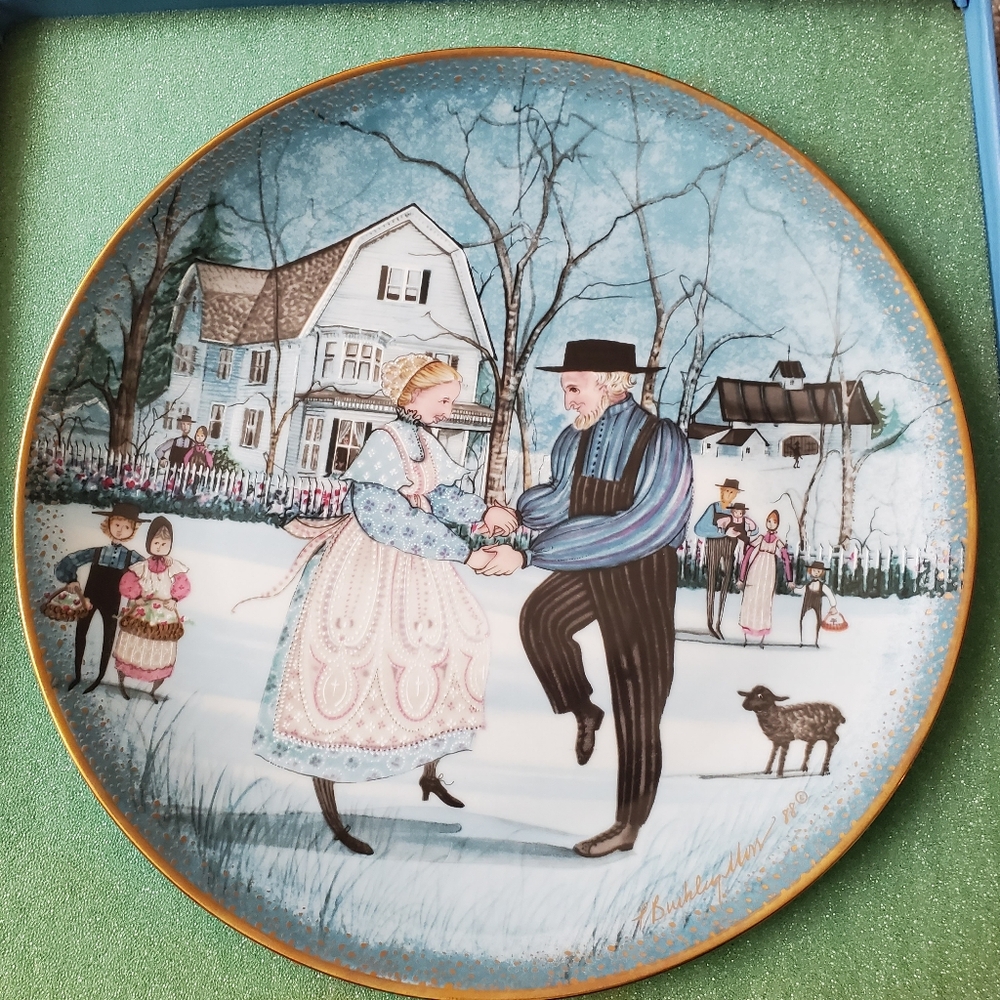 P. Buckley Moss plate "The Anniversary"